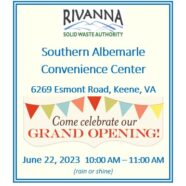 Grand Opening Southern Albemarle Convenience Center